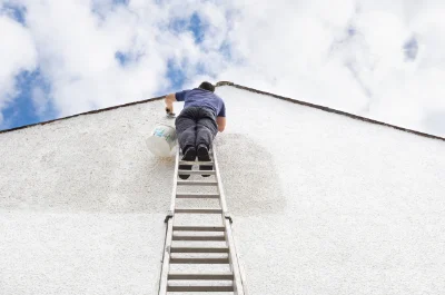 Peinture extérieure à Vaudelnay — façades et ravalement